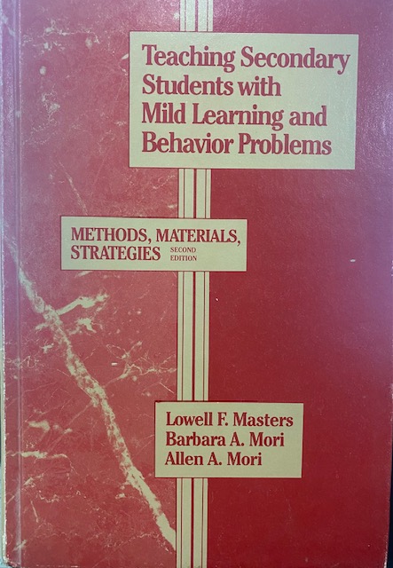 Teaching secondary students with mild learning and behavior problems